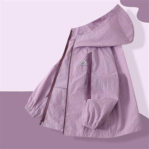 Kids Full Zip Hooded Jacket Loose Long Sleeve Casual Outdoor Sports Outerwear with Pockets for Boys Girls 3-15 Years3