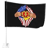 Außenbanner DDR-Blut In Mir Fahnen Polyester Flagge Pirat Wetterfeste Garden Flag Für Souvenirs Garten 90X150Cm