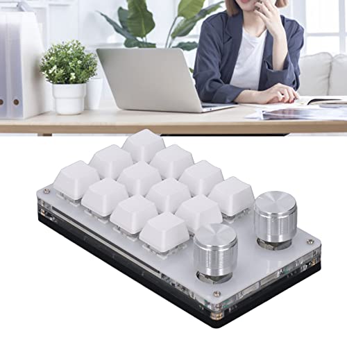 Clavier mécanique 12 touches programmable USB compact pour jeu et bureau - 5