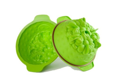 Silikomart 20.322.85.0063 Stampi, Silicone, Verde