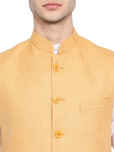 Image of Vastraa Fusion Men's Export-Quality Indian Traditional Nehru Jacket /Waistcoat