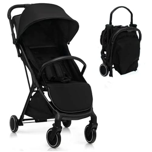 Maxmass Baby Stroller, Black