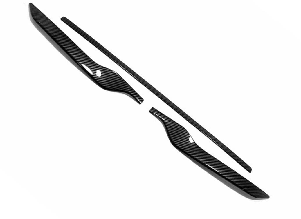 Car Rear Bottom Bumper Protector Cover Car Rear Bumper Molding Trim Strip for Honda CR-V CRV 2020-2021-2022 (Carbon Fiber Looks)