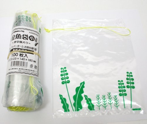 Amazon | スーパーボール 金魚すくい用 袋 水草柄（H180