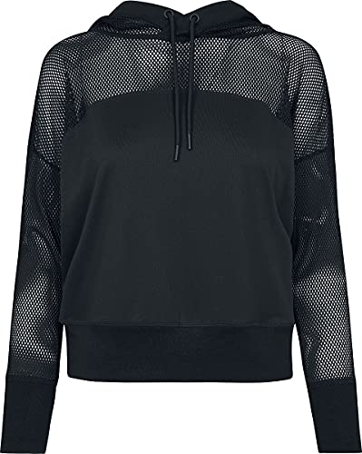Urban Classics Damen Regular Fit Kapuzenpullover Ladies Mesh Hoody TB2027,...
