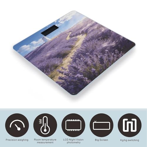 Báscula Digital de Baño 180kg LZQPOEAS miniatura 3