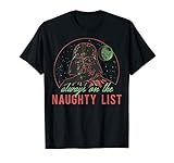 Star Wars Christmas Naughty List Vader T-Shirt