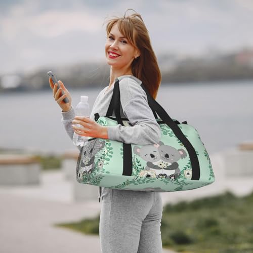 Sac de week-end koala noir taille unique parfait comme bagage cabine et voyage