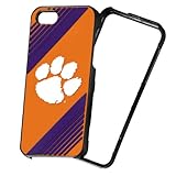 Forever Collectibles NCAA 2-Piece Snap-On iPhone 5/5S Polycarbonate Case - Retail Packaging - Clemson Tigers