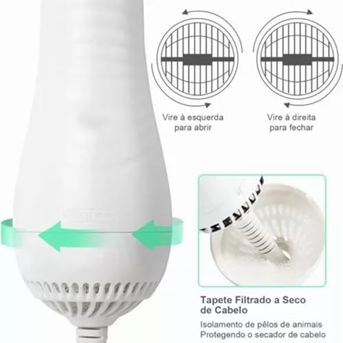 Secador Pet Portátil Profissional 2 Em 1 Banho e Tosa Cachorro e Gato