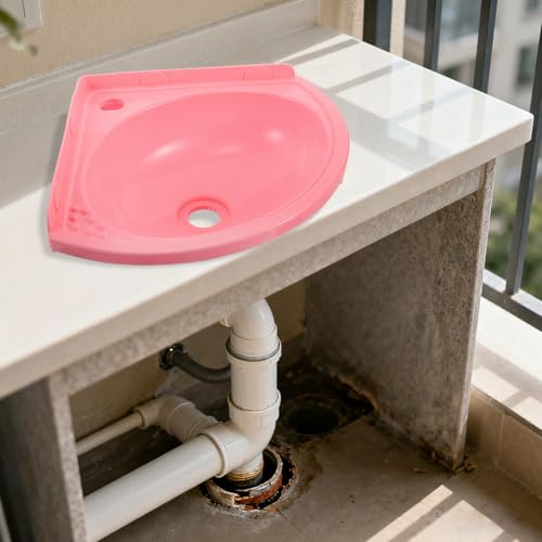 Lavabo esquinero解決空间不足 NUOBESTY triangular y suspendido sin taladro para baño 8