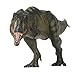 Nanmu 1/35 Tyrannosaurus Rex Future King Figure T-Rex Realistic Dinosaur Movable Jaw PVC Collector Animal Model Decor Gift (Green Color Without Base)