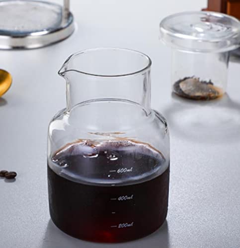 IJsdruppelkoffiezetapparaat, glas koud gezette koffiezetapparaat, geschikt voor thuiskantoor 600 ml, kan koude thee en koude koffie zetten - Image 7