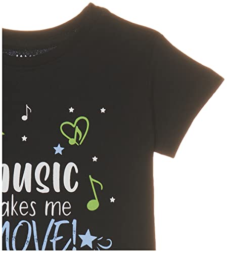 Image of Amazon Brand - Jam & Honey Girls 100% Cotton Printed Half Sleeves Regular Fit T-Shirt (Pack of 2)