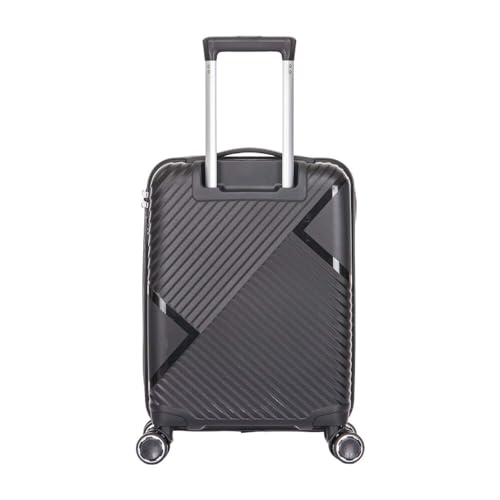 Mala de Viagem de Bordo Empire State 10kg Polipropileno Padrão ANAC, 4 Rodas duplas 360º e Trava de