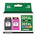 VVQV 301 XL Druckerpatronen Multipack Ersatz für HP 301 Druckerpatronen für HP 301 XL 301XL für HP Envy 4500 5530 5534 4504 DeskJet 2540 1510 2544 2549 OfficeJet 4630 4632 2620 2622 (Schwarz,Farbe) Baby,Schwarz günstig Kaufen-VVQV 301 XL Druckerpatronen Multipack Ersatz für HP 301 Druckerpatronen für HP 301 XL 301XL für HP Envy 4500 5530 5534 4504 DeskJet 2540 1510 2544 2549 OfficeJet 4630 4632 2620 2622 (Schwarz,Farbe)