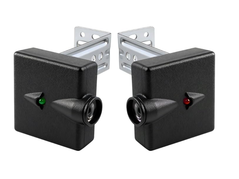 Garage Door Safety Sensor Replacement, Fits Genie/Overhead Garage Door Openers Manufactured After 1993, Includes Transmitter, Receiver and Mounting Brackets
