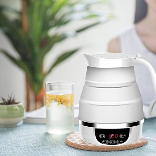 Tetera eléctrica plegable de silicona portátil 600ml miniatura 3