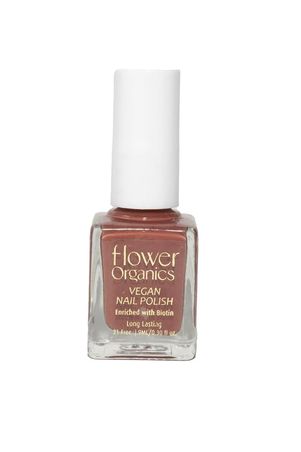 Flower Organics Vegan Nail Polish – Zuzu | Playful Lavender Pink Shade | Biotin-Enriched & Long-Lasting | 9ml-image-41