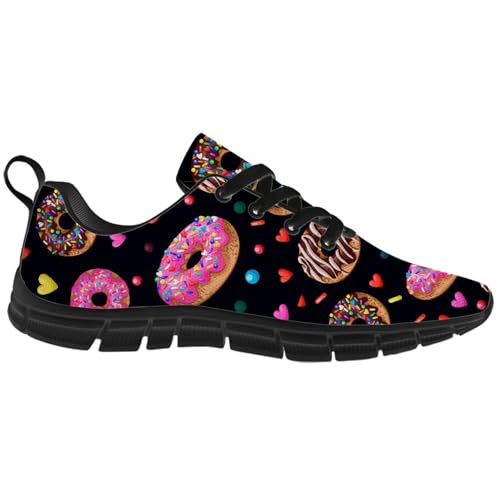 Donuts Shoes,Womens Running Shoes,Fashion Sneakers,Gifts for Her Him3