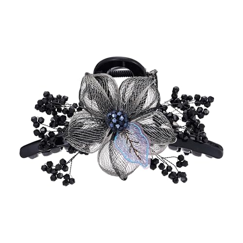 Pinza para cabello grande SINIDE en color gris miniatura 1