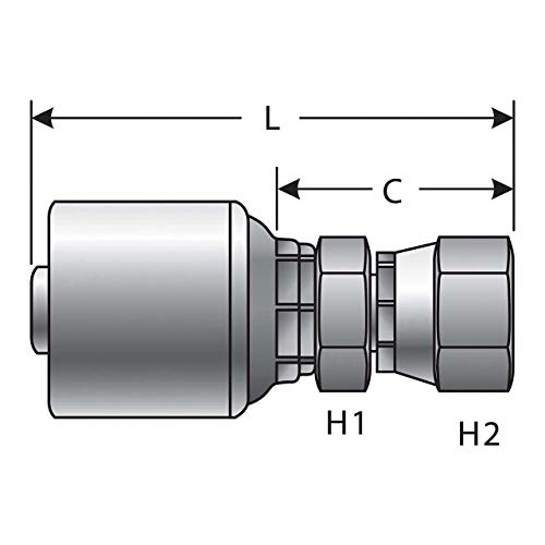 Image of Gates G25200-0404 Hydraulic Coupling