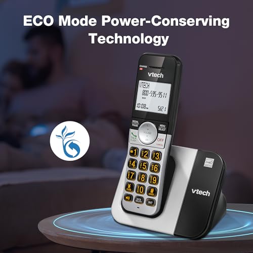 VTech DECT 6.0 Cordless Phone, 5-Handset – Interference-Free Sound, Large Backlit Display, Big Buttons, Caller ID | VG231-5 - image 8