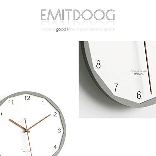 Amazon.co.jp: EMITDOOG 掛け時計 北欧 ナチュラル デザイナーズ