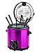 Produktbild GOURMETmaxx XJ-2K960S Fondue-Fritteuse 840W 6 Fonduegabeln Beere