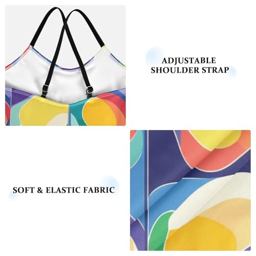 KLL Seamless Tiles Portuguese Spanish Italian Girls' 1-Piece Bathing Suit Beach Swimwear Adjustable Shoulder Strap Quick Dry3