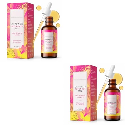 Image of Cyperus Rotundus Oil Hair Removal Spray for Women & Men | Cyprus Cypress Permanent Hair Reduction Oil for Face, Arms, Legs & Body (Pack of 2)