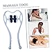 HAPINARY Roller Massager for Neck Pain Relief Tool Sturdy Practical Skin-Friendly Material Handheld Micro-Curved Surface Home Supplies Neck Vertebra Massager