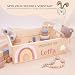 Kidsmood - Spielzeugkiste aus Holz mit Wunschnamen | Aufbewahrungsbox Kinder Spielzeug & Bücher | Praktische Holzkiste als Deko Kinderzimmer oder als Personalisierte Geschenke Baby zur Geburt & Taufe
