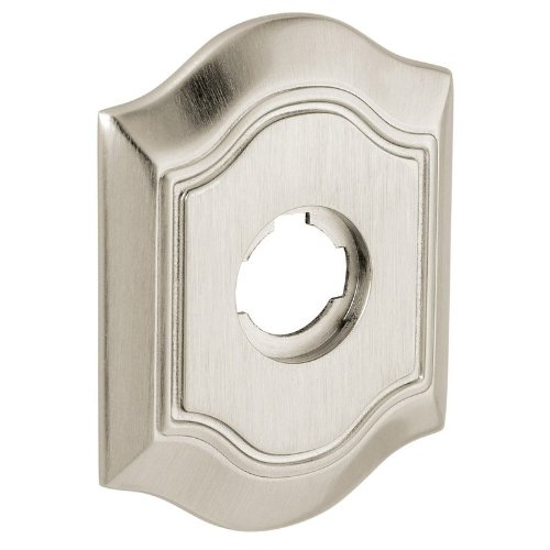 Rosettes Bethpage Baldwin R027.PS en nickel satiné pour porte