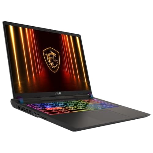 MSI Vector A16 HX, Gaming-Laptop, 16" QHD+ 240 Hz Display, AMD Ryzen 7 8840HX, NVIDIA GeForce RTX 5070 Ti, 16 GB DDR5, 1 TB SSD, Windows 11 Home, QWERTZ Tastatur, Cosmos Grau, A8WHG-018