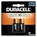 Duracell - CR2 3V Ultra Lithium Photo Size Battery - long lasting battery - 2 count