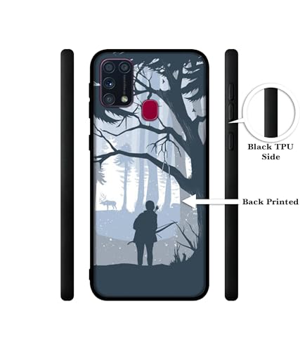 Image of Hunter Design Premium 2D Printed Metal Back Case Cover for Samsung Galaxy M31 Prime / M31 / F41