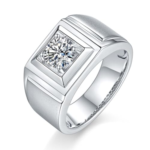 Bague de mariage moissanite homme pour célébrer votre promesse