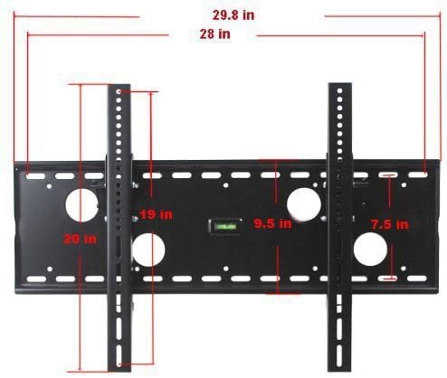 VideoSecu Tilt Wall Mount Bracket for Vizio 32 to 75 inch HDTV Plasma/LCD TV E3D470VX M3D470KDE E601i-A3 M650VSE MP502B