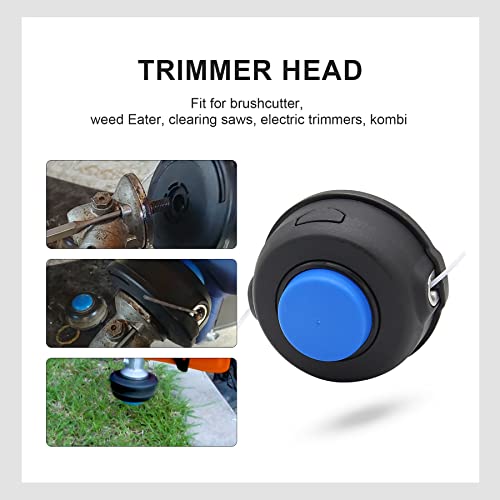Powswopx 128LD Trimmer Head Fit for Husquvarna 124L 125L 128L 128LD 128R 128RJ 223L 122L 125C 125L 125LDX 128R 128RJ 223L 223R 322C 323C, Jonsered Brushcut BC2128 966674401-2 Pack T25 Trimmer Head - Thumbnail 6