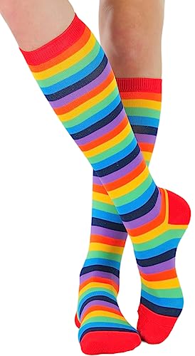 Image of ToBeInStyle Women's Colorful Patterned Design Knee High Socks