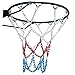 PAMINGONO 1pc Tricolor Basketball Net All-Weather Mesh for Courts Easy to Use Fits Standard for Schools and Public Playgrounds