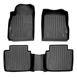 SMARTLINER Custom Fit Floor Mats 2 Row Liner Set for 2014-2020 Chevrolet Impala