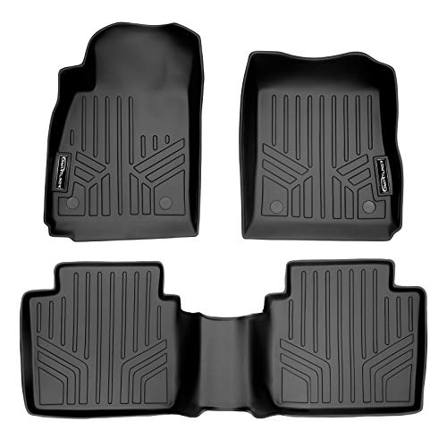SMARTLINER Custom Fit Floor Mats 2 Row Liner Set for 2014-2020 Chevrolet Impala