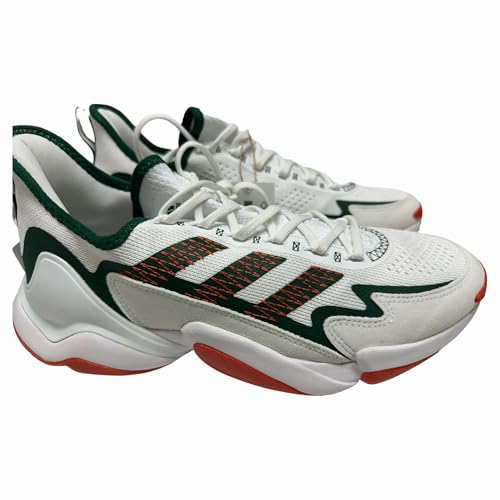 Adidas Men's Impact FLX American Football Sideline Coach Trainer Turf Shoes White/Orange/Green #GZ5051 - Size Men's 11