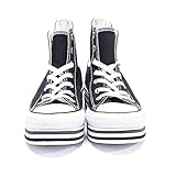 Tipologia: DONNA CTAS Platform Layer HI Zapatos Deportivos Mujer Negro 564486C