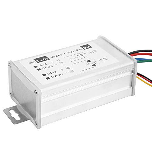 Controlador de Velocidade para Motores DC, Regulador de Velocidade do Motor 20A PWM, Rotação Reversa