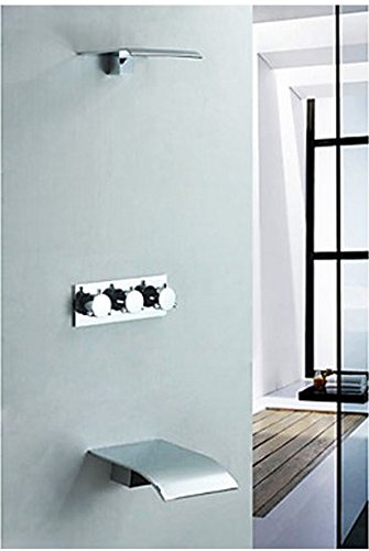 Robinet cascade de salle de bain Gowe mural pour éliminer les éclaboussures de baignoire