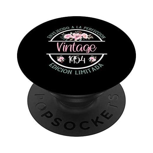 68 Cumpleaños Nacido En 1954 Vintage 68 Años PopSockets PopGrip Intercambiable