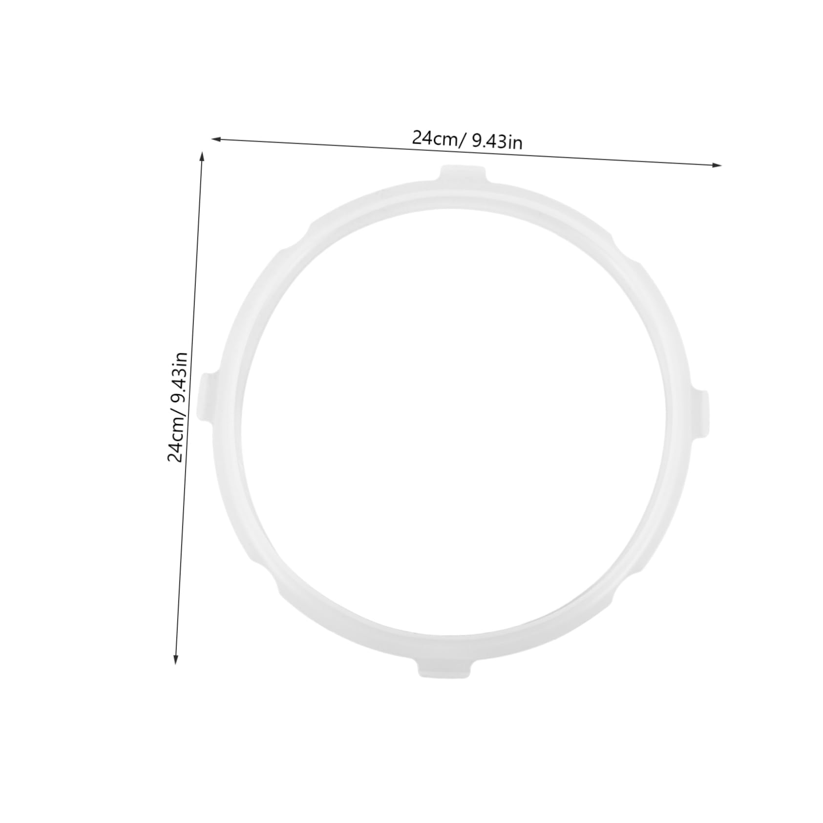 GANAZONO Pressure Cooker Replacement Gasket Seal Ring for and Electric Pressure Cookers Leakproof High Performance Sealing Accessory for Safe Cooking
